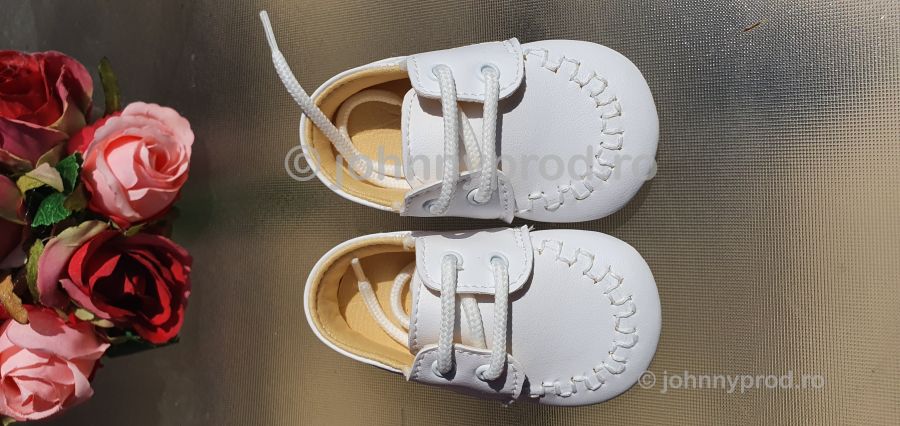 foto Pantofior baiat -bebe White-BP1